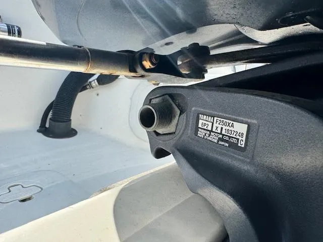 Slide: The Image of Close-up of Yamaha F250XA engine on 2013 Sea Fox 286 CC boat. - 37