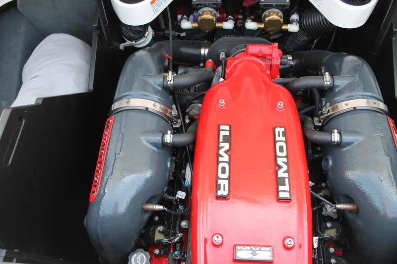 Slide: The Image of 2016 MasterCraft X26 Ilmor engine close-up. - 38