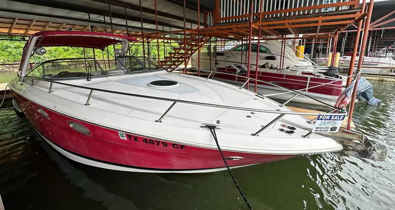 Slide: The Image of 2005 Regal 3350 Sport Cruiser boat for sale, docked in marina. - 8