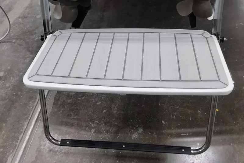 Slide: The Image of Swim platform of 2027 Formula 330 Crossover Bowrider I/O, featuring sleek design and sturdy construction. - 10