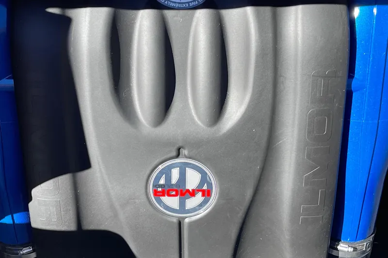 Slide: The Image of 2024 MasterCraft X24 Ilmor engine close-up. - 13