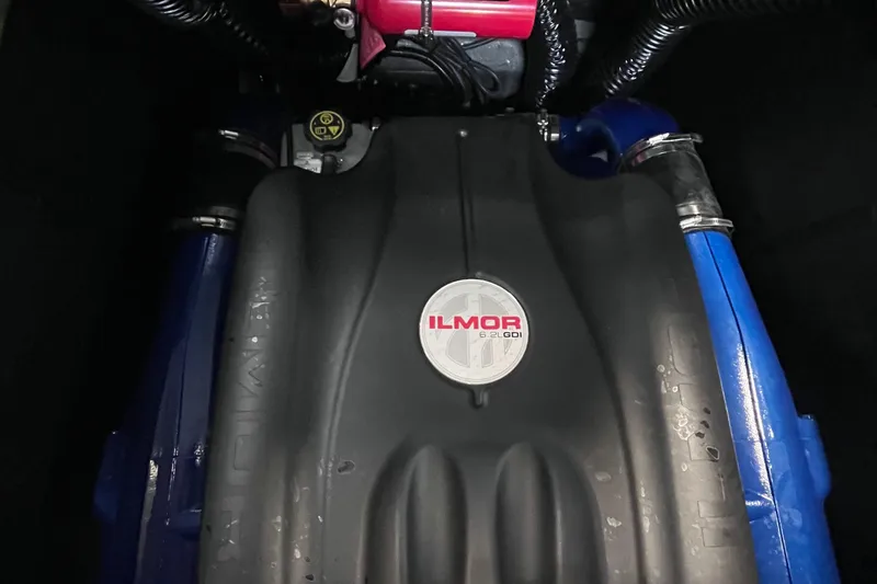 Slide: The Image of Ilmor engine in 2024 MasterCraft XT23 boat, showcasing advanced marine technology. - 18