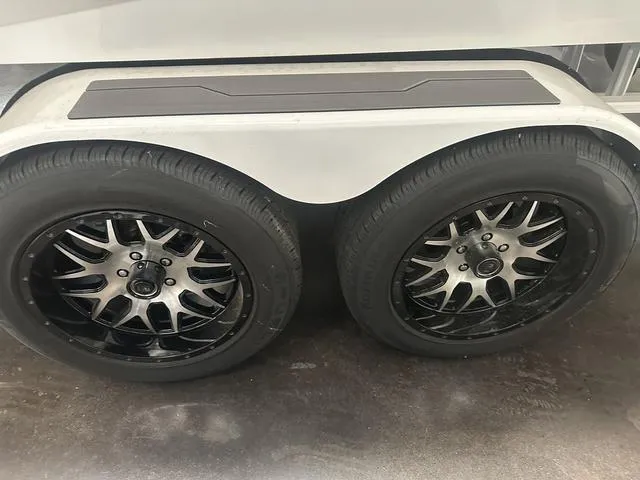 Slide: The Image of 2023 ATX Surf Boats 24 Type-S trailer wheels and tires. - 14