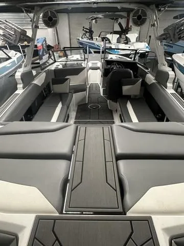 Slide: The Image of 2023 ATX Surf Boats 24 Type-S interior, spacious seating, modern design. - 4