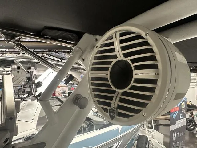Slide: The Image of Close-up of a speaker on a 2023 ATX Surf Boats 24 Type-S. - 7