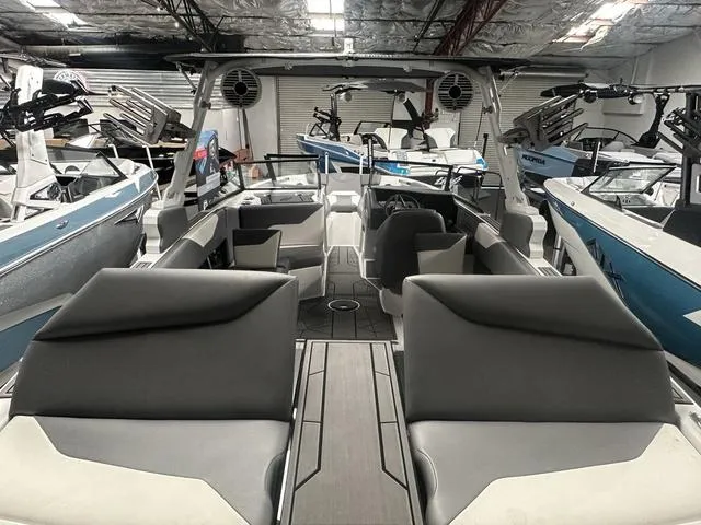 Slide: The Image of 2023 ATX Surf Boats 24 Type-S interior view in showroom. - 9