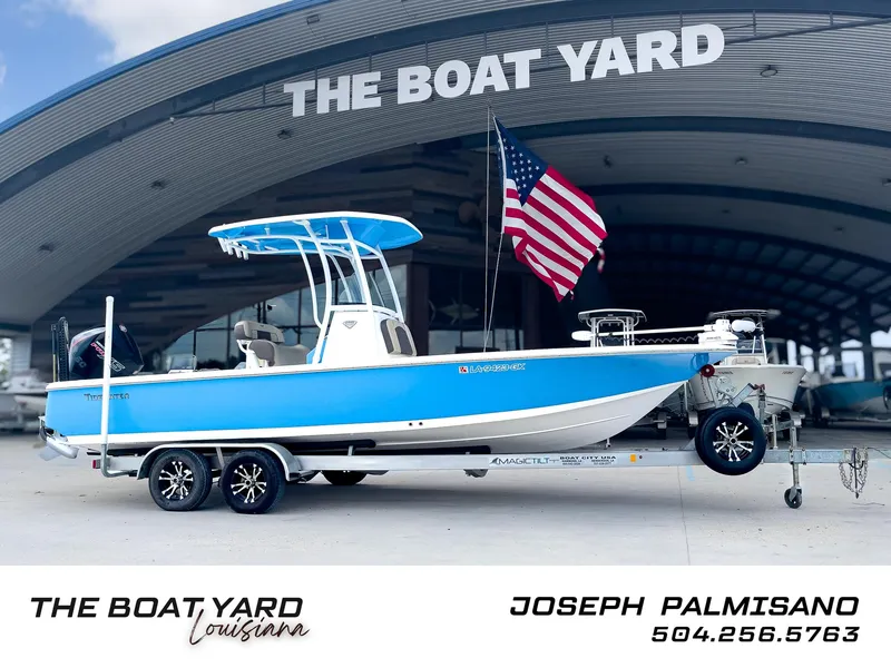 Slide: The Image of 2019 Tidewater 2410 Bay Max boat at The Boat Yard Louisiana. - 0
