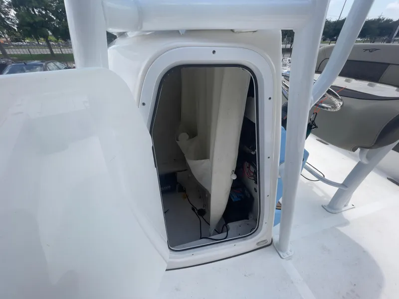 Slide: The Image of 2019 Tidewater 2410 Bay Max boat interior cabin view. - 31