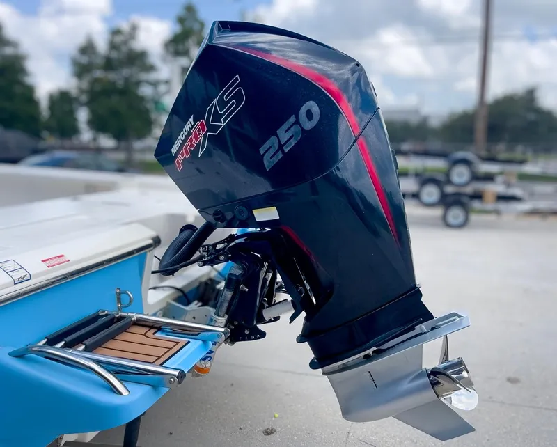 Slide: The Image of 2019 Tidewater 2410 Bay Max with Mercury 250 outboard motor. - 8