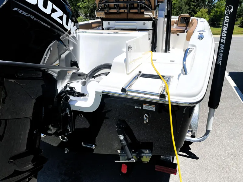 Slide: The Image of 2022 Sea Pro 219 Center Console boat with Suzuki outboard motor. - 14
