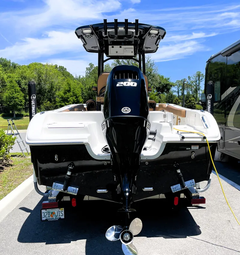 Slide: The Image of 2022 Sea Pro 219 Center Console boat with 200 HP engine. - 7