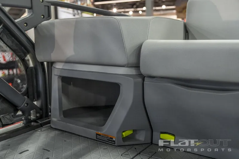 Slide: The Image of 2024 Sea-Doo SWITCH Cruise-18 230HP interior seating and storage compartment. - 22