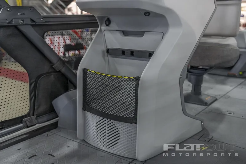 Slide: The Image of 2024 Sea-Doo SWITCH Cruise-18 230HP interior storage compartment and seating. - 26