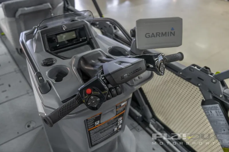 Slide: The Image of 2024 Sea-Doo SWITCH Cruise-18 230HP dashboard with Garmin navigation system. - 9