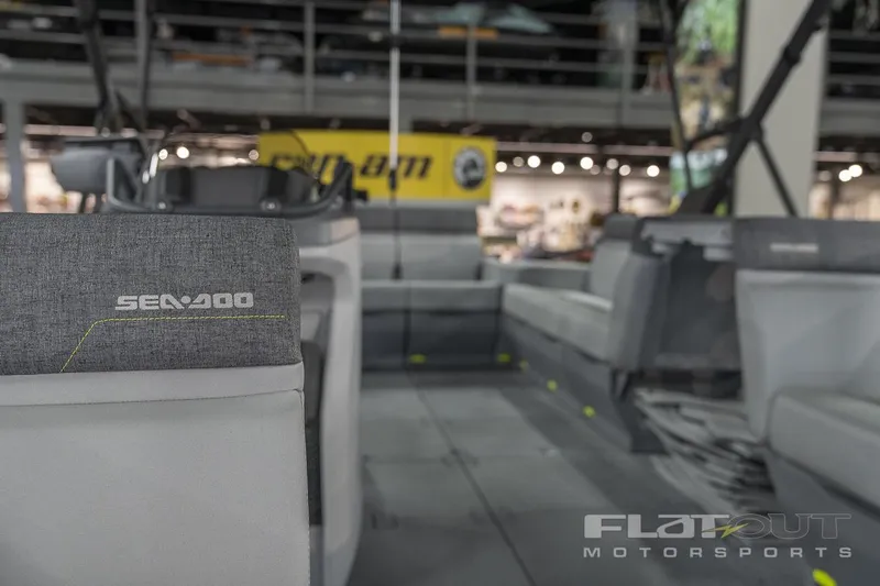 Slide: The Image of 2024 Sea-Doo SWITCH CRUISE 18 230HP interior, showcasing spacious seating and modern design. - 16