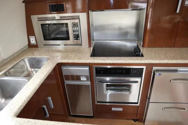 Slide: The Image of 56' Carver Voyager - Galley - 18