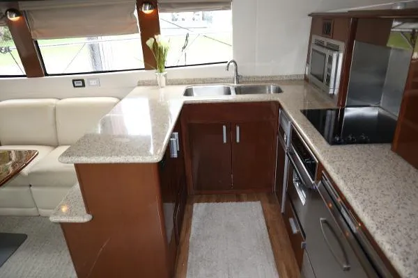 Slide: The Image of 56' Carver Voyager - Galley - 19