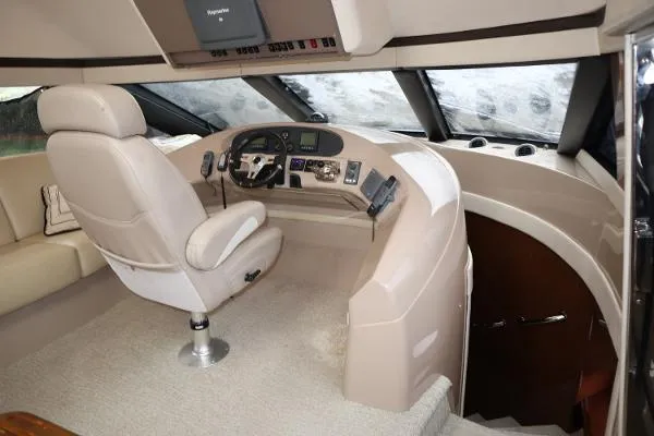 Slide: The Image of 56' Carver Voyager - Inside Cockpit - 21