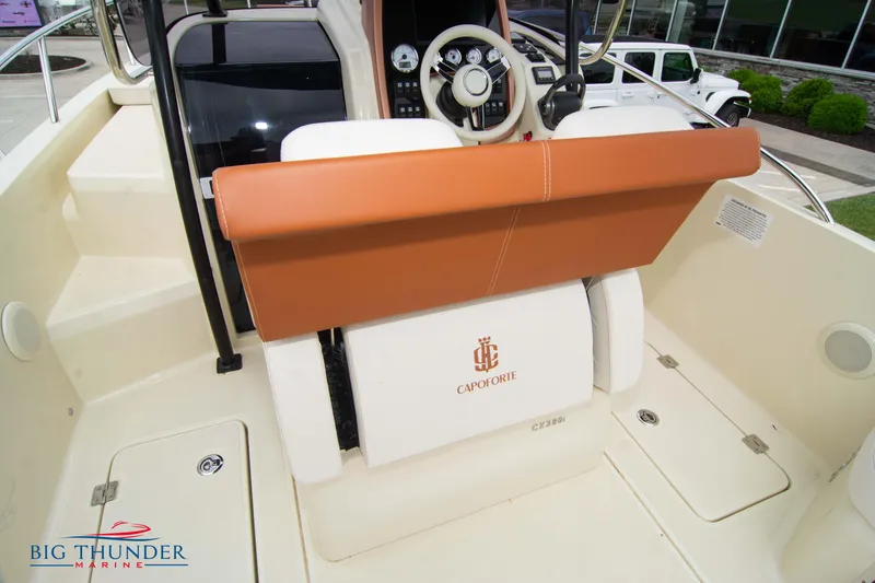 Slide: The Image of 2024 Capoforte CX280i boat interior at Big Thunder Marine dealership. - 20