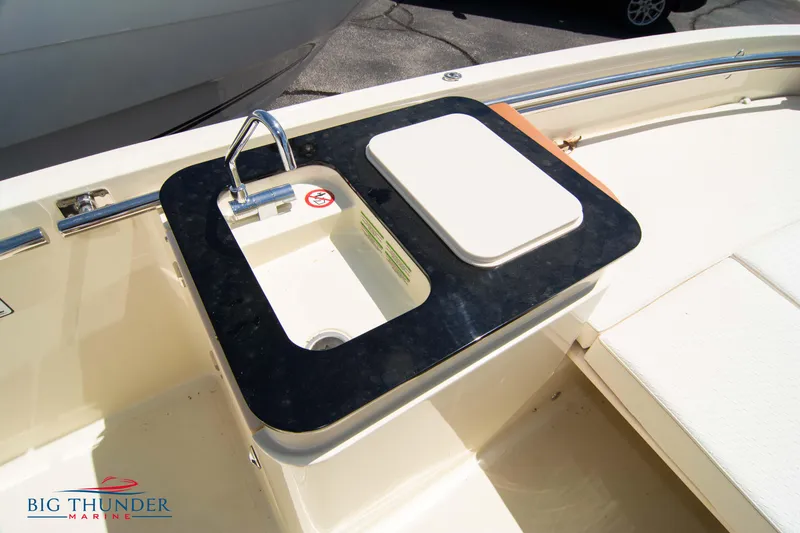 Slide: The Image of Capoforte SX200 2024 boat sink and countertop detail at Big Thunder Marine. - 26