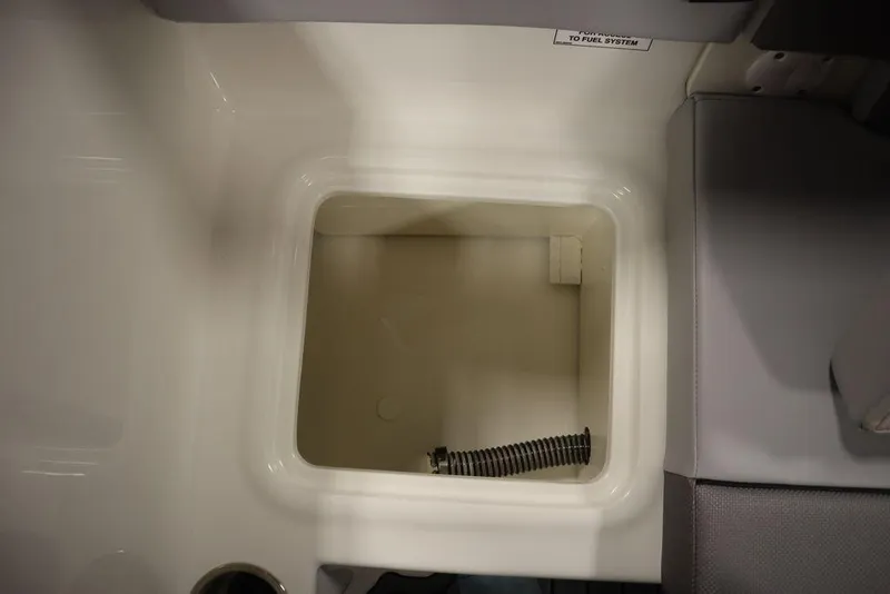 Slide: The Image of Storage compartment in 2024 Bayliner VR4 Bowrider boat. - 29