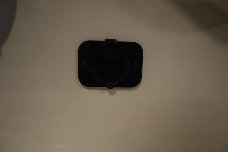 Slide: The Image of Close-up of a 2024 Bayliner VR4 Bowrider boat component. - 34