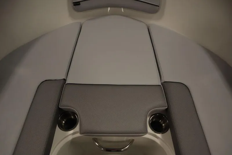 Slide: The Image of 2024 Bayliner VR4 Bowrider interior seating with cup holders. - 37