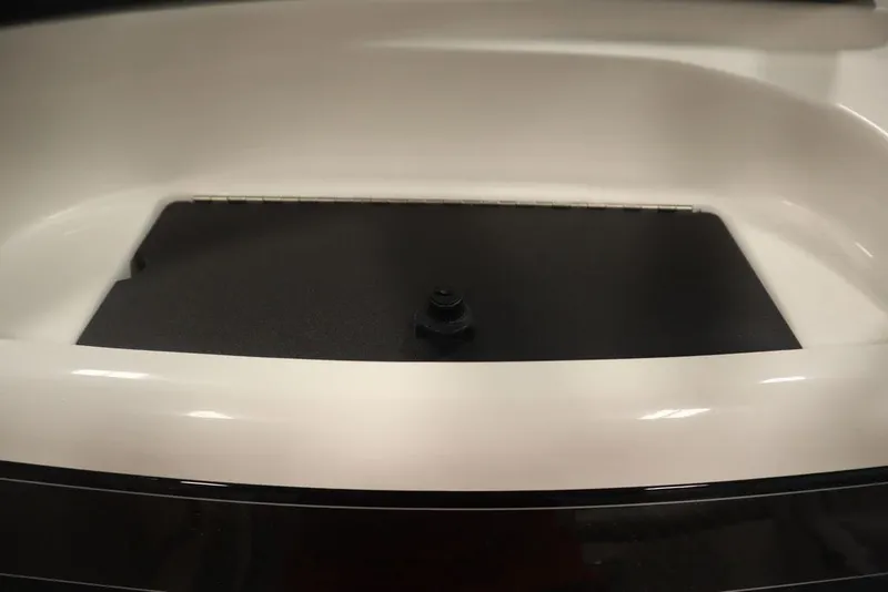 Slide: The Image of 2024 Bayliner VR4 Bowrider boat storage compartment. - 5