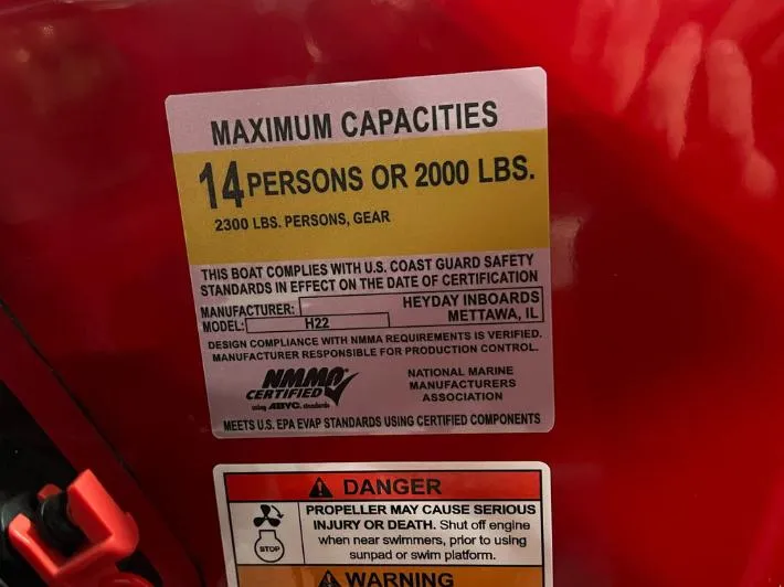 Slide: The Image of Heyday Wake Boats H22 2023 - 13