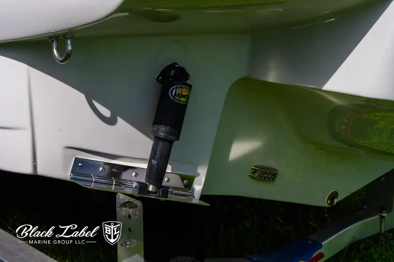Slide: The Image of 2024 Crownline 260 XSS boat detail with Black Label Marine Group logo. - 41