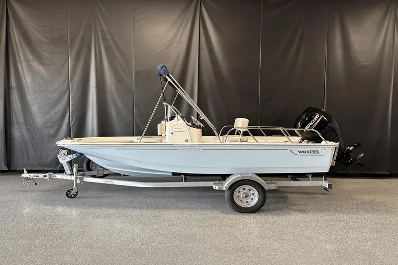 Slide: The Image of Boston Whaler 150 Montauk 2025 - 2