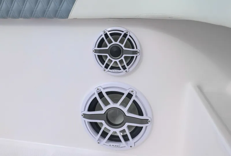 Slide: The Image of Speakers on 2024 Invincible 46 Catamaran, featuring modern design and high-quality audio. - 31