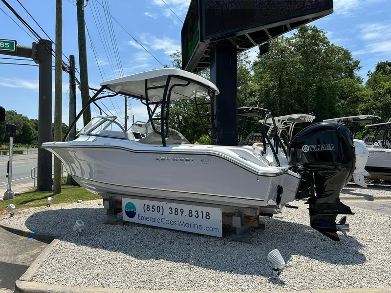 Slide: The Image of 2024 Key West 239 DFS boat on display at Emerald Coast Marine. - 3