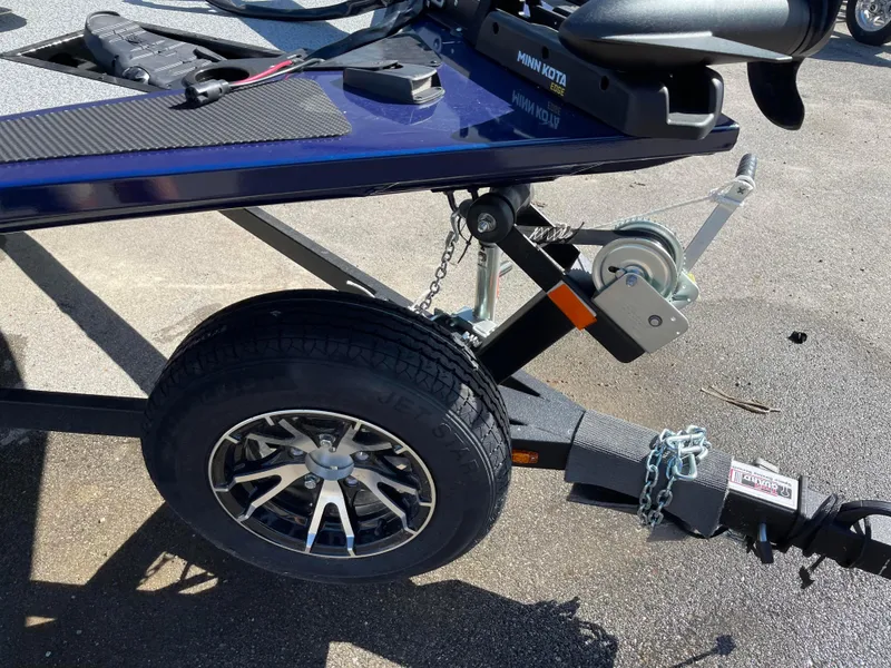 Slide: The Image of 2024 G3 Sportsman 1710 PFX boat trailer with spare tire and winch. - 7