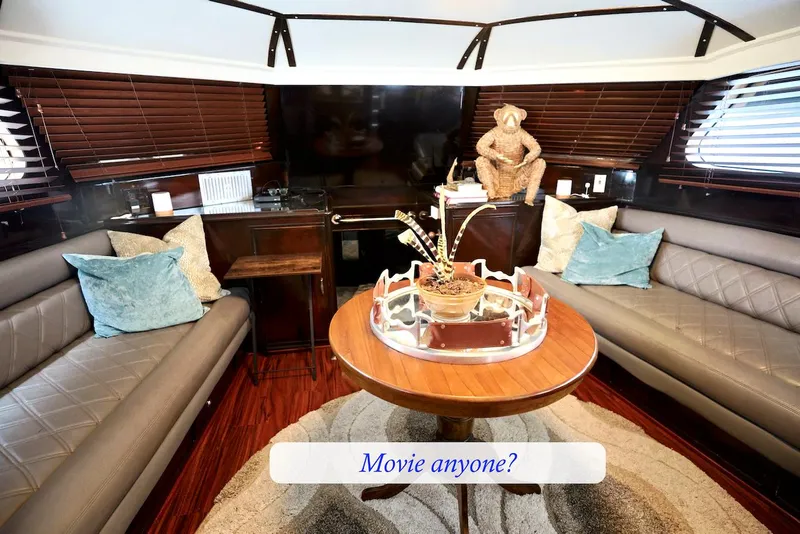 Slide: The Image of Luxurious interior of a custom 1945 motor yacht. - 18