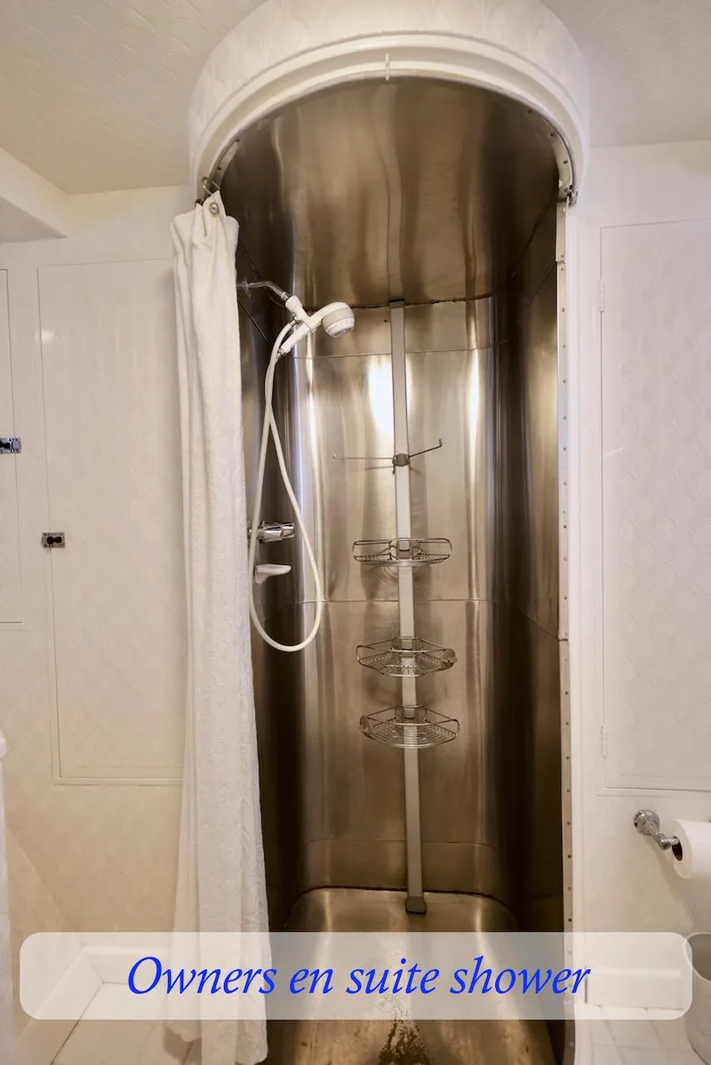 Slide: The Image of Luxurious shower in a 1945 Custom Motor Yacht. - 24