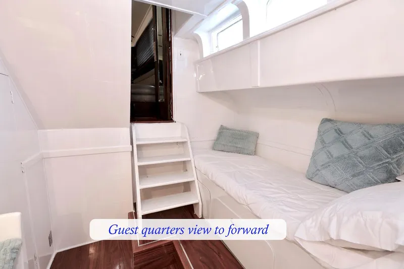 Slide: The Image of Guest quarters in 1945 Custom Motor Yacht, view forward. - 33
