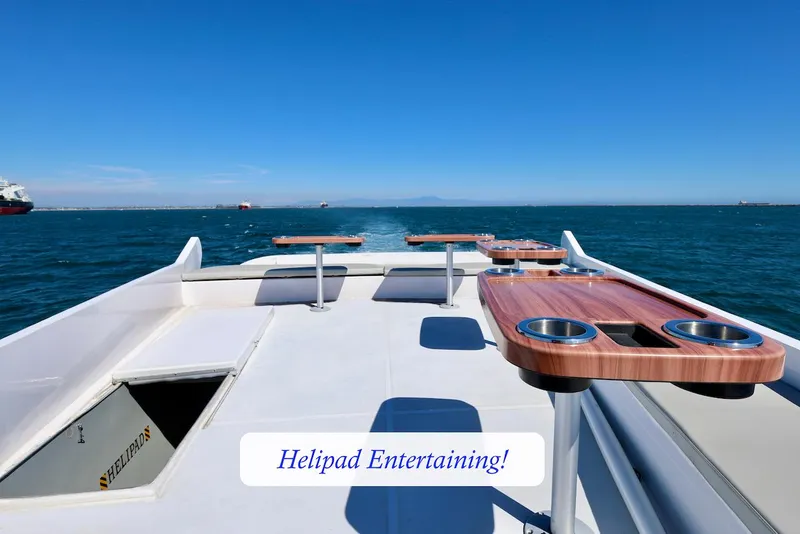 Slide: The Image of Luxury motor yacht with helipad and ocean view, built in 1945. - 7