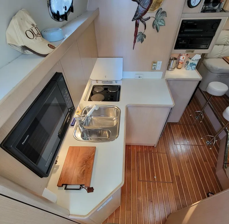 Slide: The Image of Galley fom Companionway - 14
