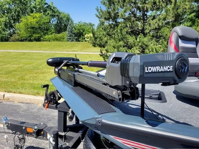 Slide: The Image of 2024 Ranger RT188P boat with Lowrance equipment on a sunny day. - 3