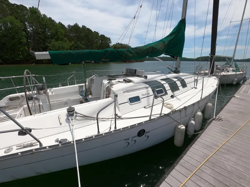 The Image of 1992 Beneteau First 35s5 sailboat docked at marina. - 0