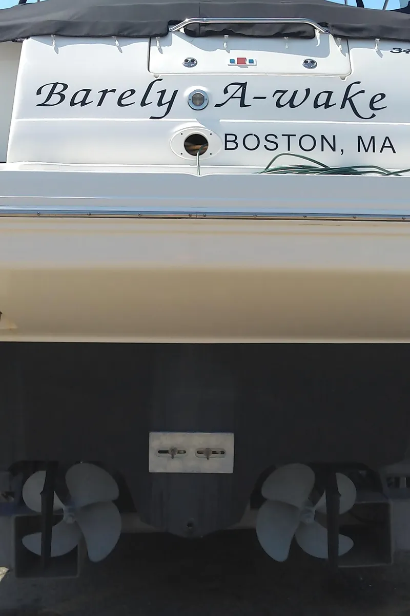 Slide: The Image of 2004 Sea Ray 340 Sundancer boat named Barely A-wake in Boston, MA. - 9