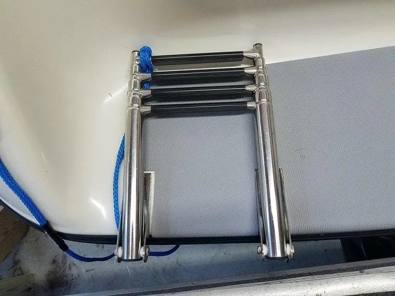 Slide: The Image of Stainless steel boat ladder on 1992 Crownline 210 CCR. - 15