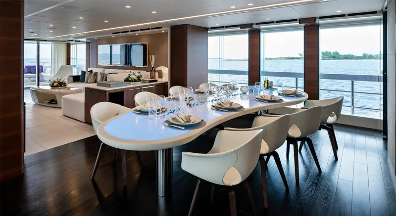 Slide: The Image of 164' Heesen 2021 (ELA) Dining - 6