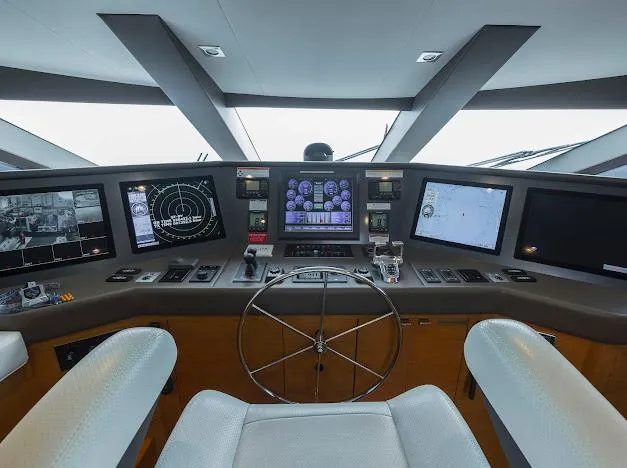 Slide: The Image of Hatteras 100 Raised Pilothouse 2015 - 103