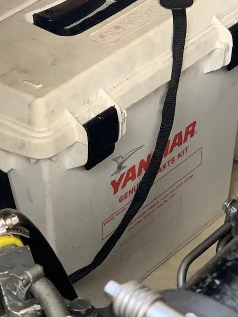 Slide: The Image of Yanmar genuine parts kit on a 2005 Formula 40 PC boat. - 11