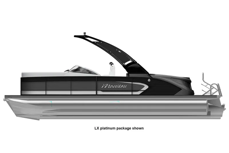 Slide: The Image of 2024 Manitou 25 LX RF pontoon boat with LX platinum package. - 22