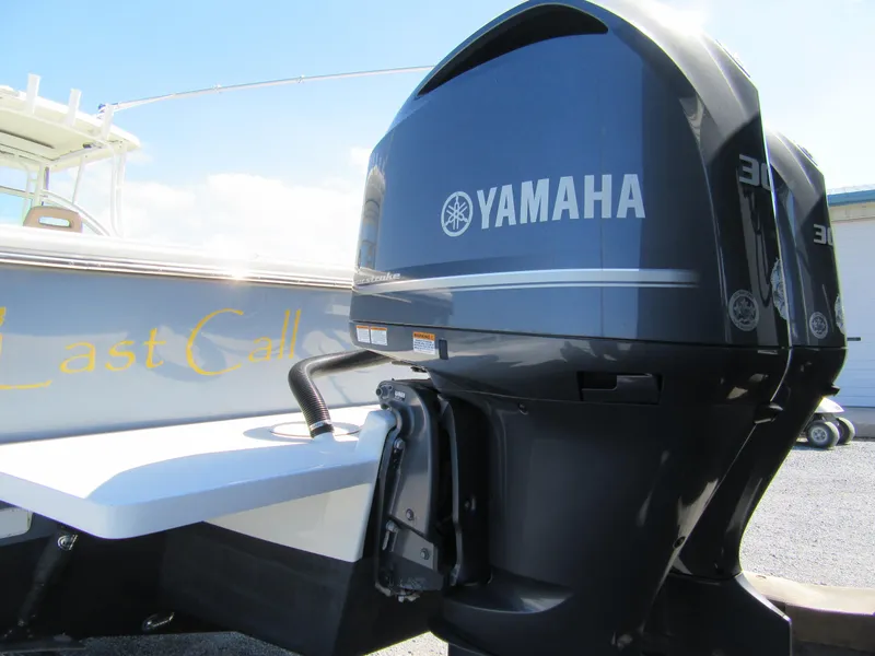 Slide: The Image of 2019 Parker 2810 XLD Walkaround with Yamaha outboard motor. - 4