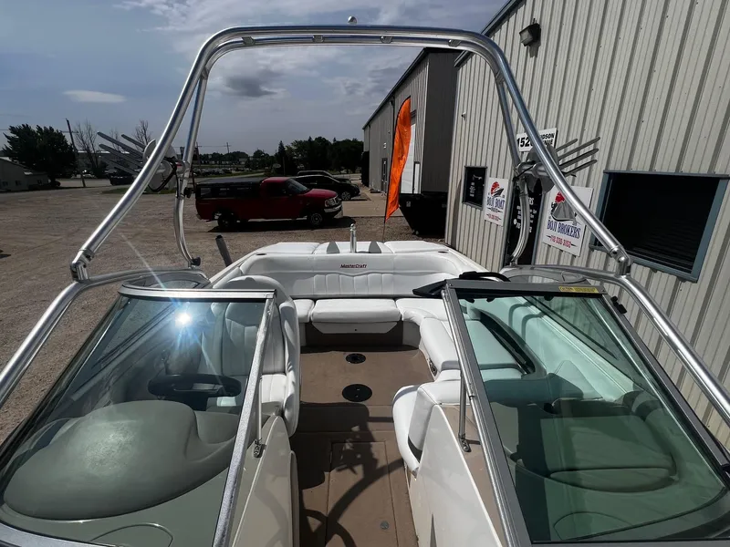 Slide: The Image of 2001 MasterCraft X-10 boat interior with wakeboard tower and seating. - 6