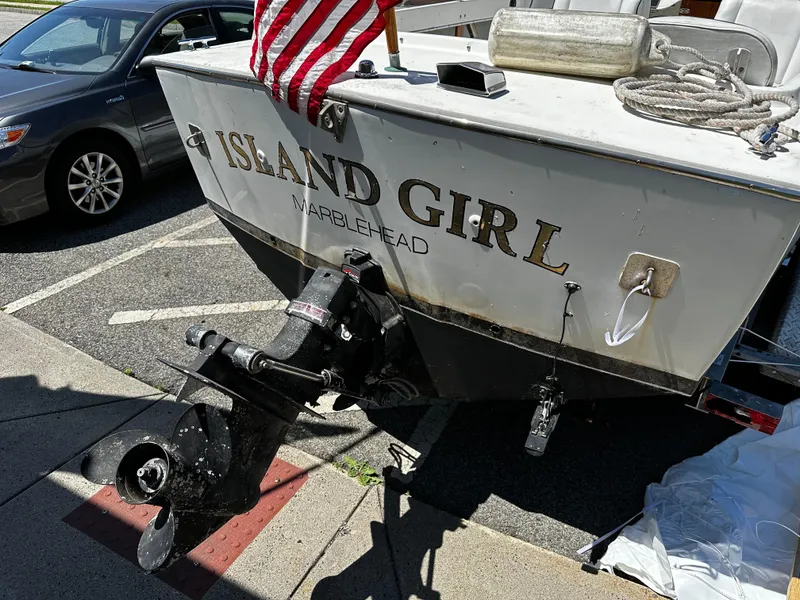 Slide: The Image of 1967 Bertram 20 Moppie boat named Island Girl in Marblehead. - 10